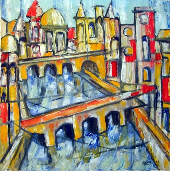 art-paintings-abstract_paintings-city-venice