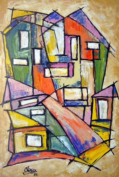 art-paintings-abstract_paintings-city-nice