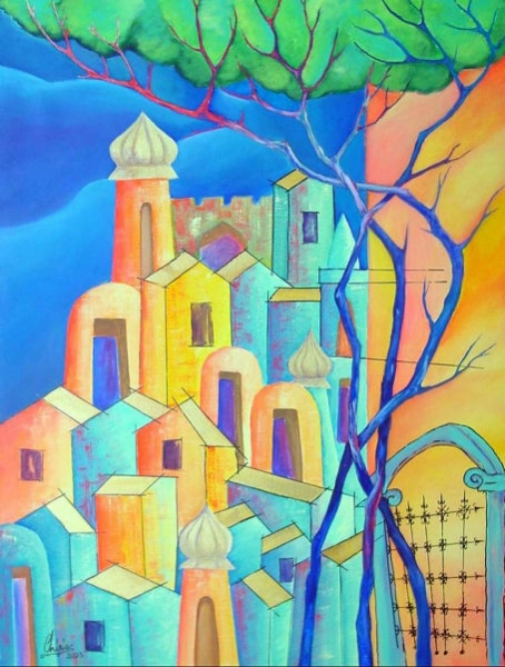 art-paintings-abstract_paintings-fairytale-gate