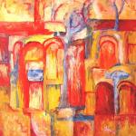 art-paintings-abstract_paintings-city-sun