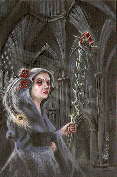art-paintings-miniature-goth-Gothic-deviantart-witch-cathedral