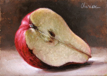 artcard-art-aceo-paintings-fruit-realism-pear-half_a_pear