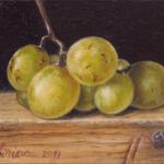 artcard-art-aceo-paintings-fruit-realism-grapes-white_grapes