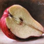 artcard-art-aceo-paintings-fruit-realism-pear-half_a_pear