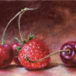 strawberry-cherries-realist-oil-painting-aceo-r