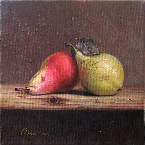 still_life-realism-fine_art-oil_painting-reclining_pear