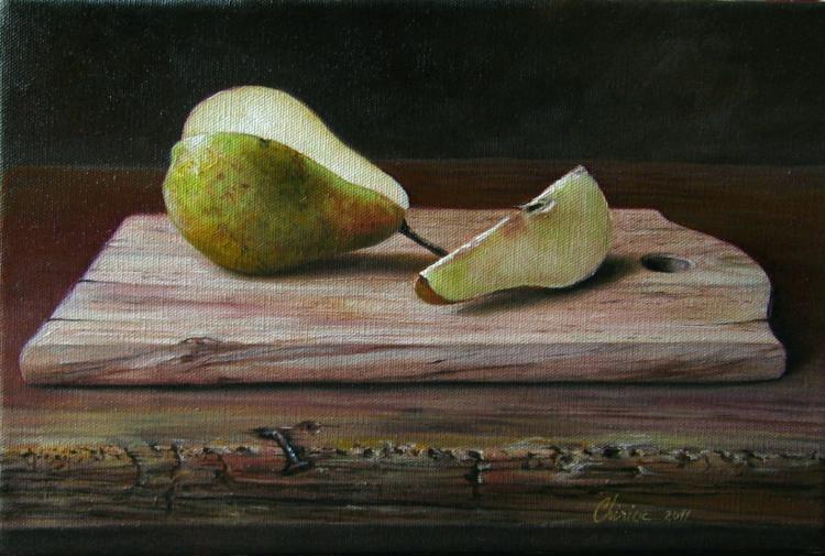 still_life-realism-fine_art-oil_painting-slice_pear