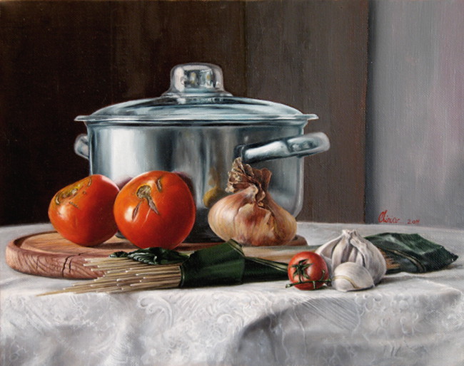 still_life-realism-fine_art-oil_painting-tomatoes-spaghetti
