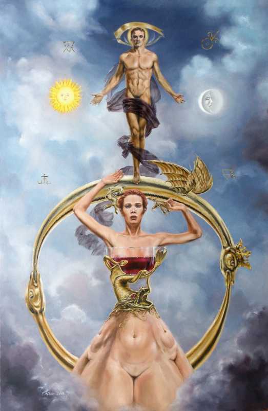 surreal-oil_painting-famous_artists_alchemy_male_female_nudes_ouroboros