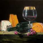 fine_art-still_life-oil_painting-wine_and_cheese