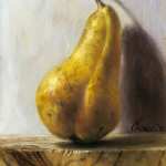 realist-oil-painting-pear-piece_of_wood