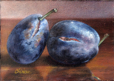 artcard-art-aceo-paintings-fruit-realism-plums