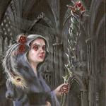art-paintings-miniature-goth-Gothic-deviantart-witch-cathedral