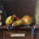 still_life-realism-fine_art-oil_painting-bookshelf