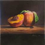 still_life-realism-fine_art-oil_painting-peach